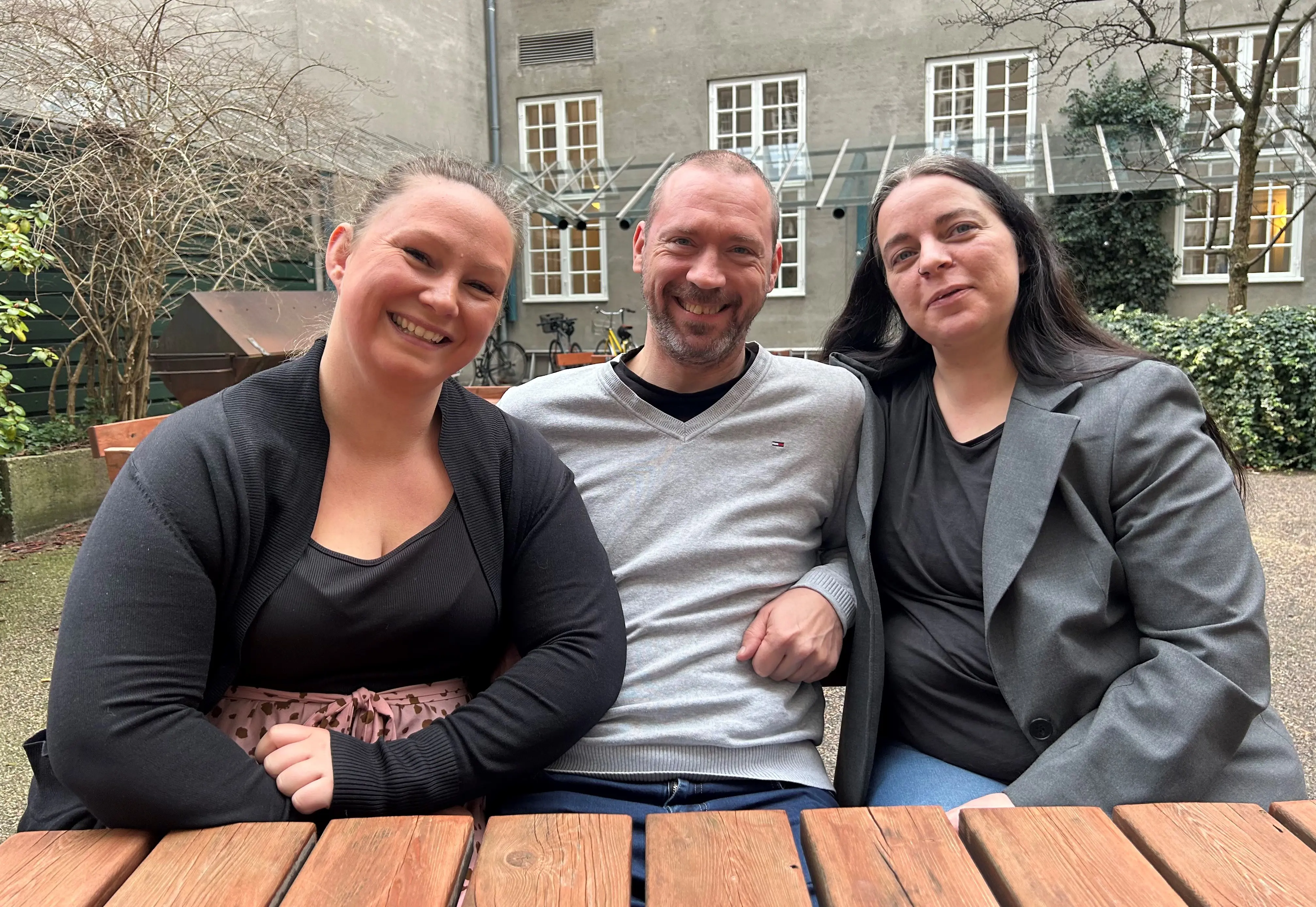 Michelle Schibler, Klaus Routh Wiberg, Ann Larsen, sosu-uddannede og tillidsrepræsentanter i den private sektor  