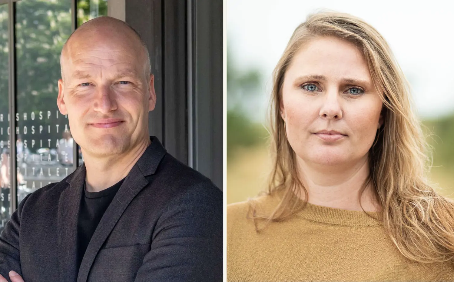 Pelle Dragsted fra Enhedslisten og Charlotte Broman Mølbæk fra SF. 