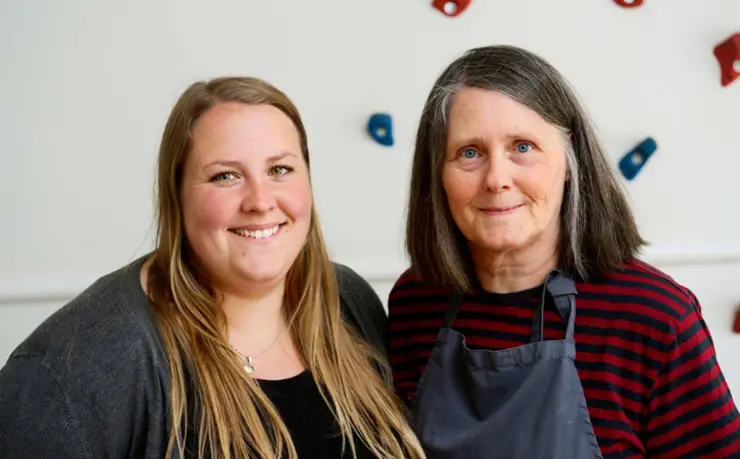 Marian Pedersen og Julie Rugi Ankerstjerne